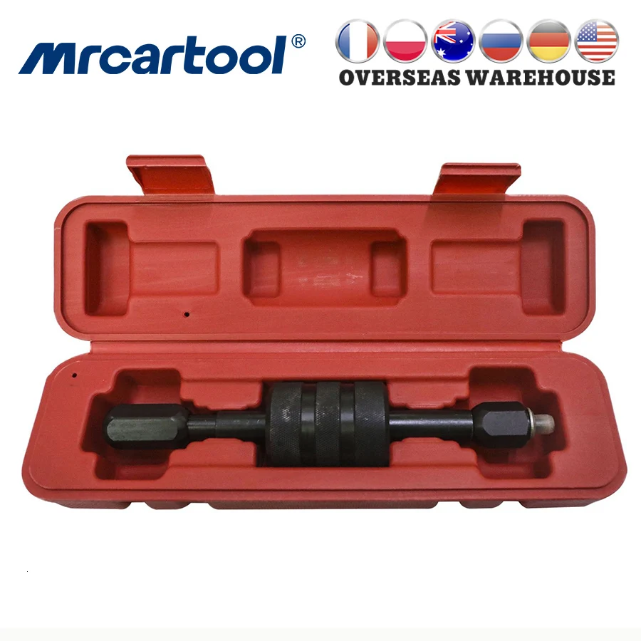 

MR CARTOOL Diesel Injector Removal Puller Common Rail Injector Remover M8, M12, M14 Thread Adapter For Bosch Delphi Injector