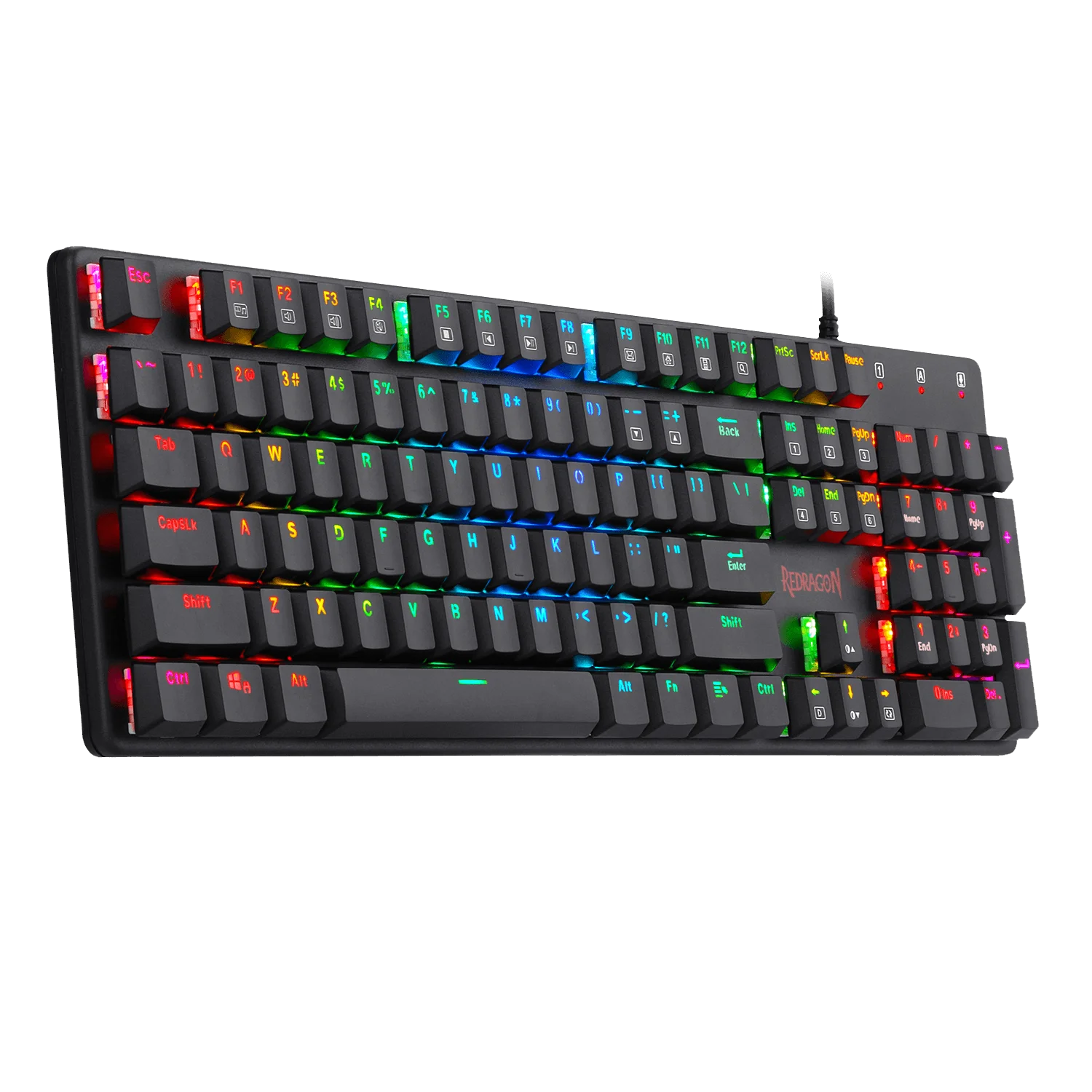 rgb ultra fino teclado mecanico para jogos 104 teclas anti ghosting acao rapida menos viagens para pc gamer redragon k589 01