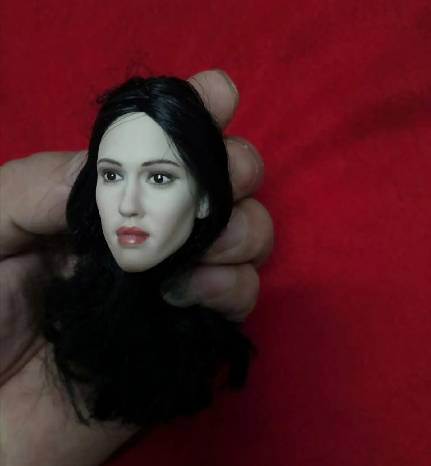 1:6 doll Europe and America beauty head carving model hair transplant beauty head carving 12 inch woman doll available