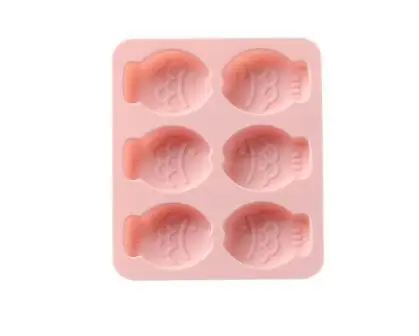

Diy baking tray with 6 cartoon fish cake moulds