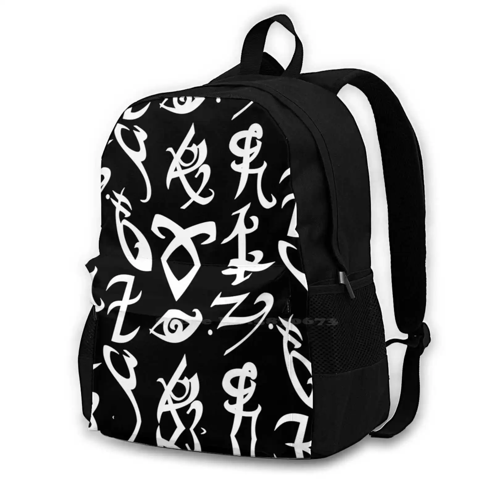 

Shadowhunters Runes , Mortal Instruments School Bags For Teenage Girls Laptop Travel Bags Mortal Instruments Tmi Tid Tda