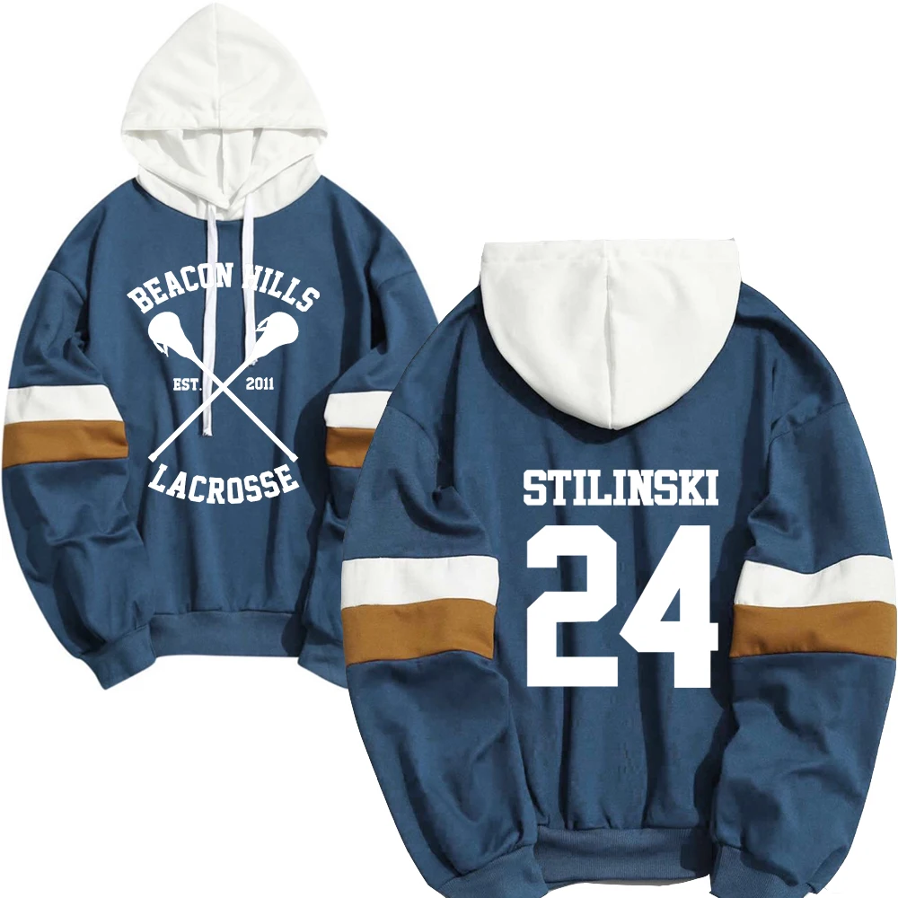 

Hoodie Men Stilinski 24 Lahey McCall Pullover Sweatshirt Male Print Hooded Mens Hoodies Hip Hop Hoddies Streetwear Teen Wolf