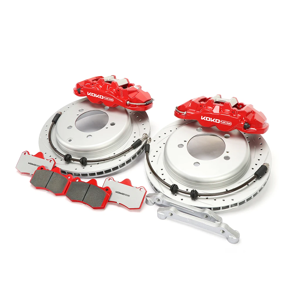 One Piece Rotor Wt 8560 4pots Caliper for Lexus 570, Land Cuiser and Y61/Y62 Rear Wheel Different Version Needs