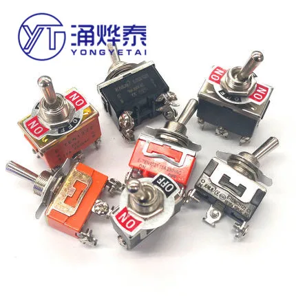 YYT E-TEN1021/1221/1321 rocker arm 1322 forward and reverse power supply 2Pin3Pin4Pin6Pin 2Gear3Gear 223 toggle switch