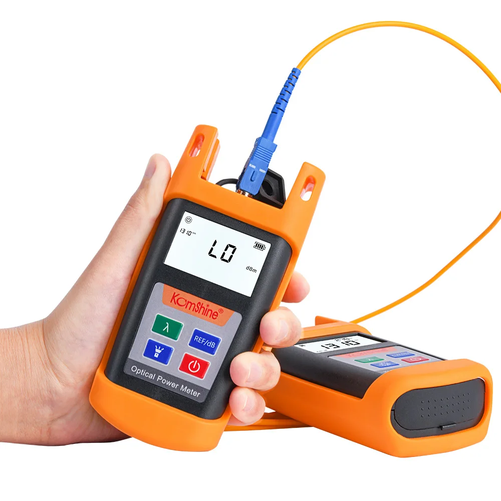 

FTTH Fiber Optical Test Tool Fiber Optic Power Meter KPM-25M OPM -70~+10dBm, Fiber Light Source KLS-25M SM 1310/1550nm