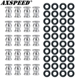 AXSPEED 20 pz estremità stelo testa a sfera supporto tirante estremità giunti sferici per 1/24 RC Crawler auto Axial SCX24 tutte le serie collegamenti parti