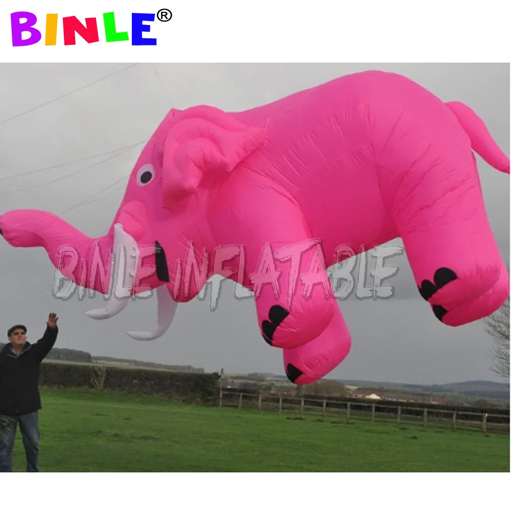 Large inflatable elephant advertising PVC  helium balloon with factory price inflatable animal duplicate for parade events