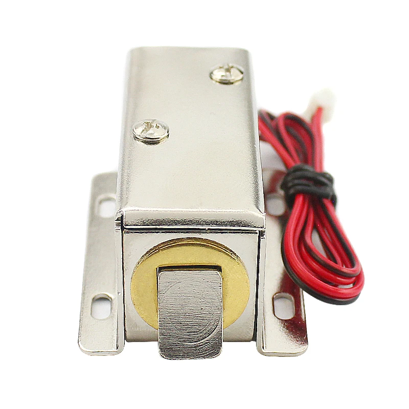 Small Electric Lock DC 12V24V Electronic Lock Mini Electric Bolt Lock Electronic Door Lock Access control lock drawer lock