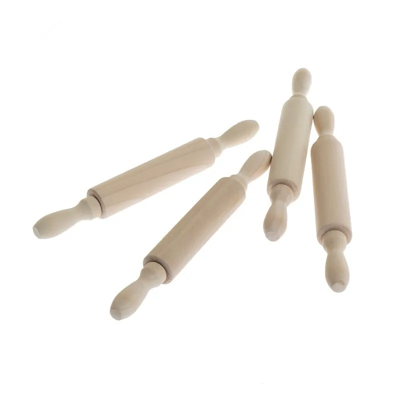 

Montessori Practical Life Materials Mini Wooden Rolling Pin Children's Kitchen Utensil Early Childhood Education Game Girls Boys