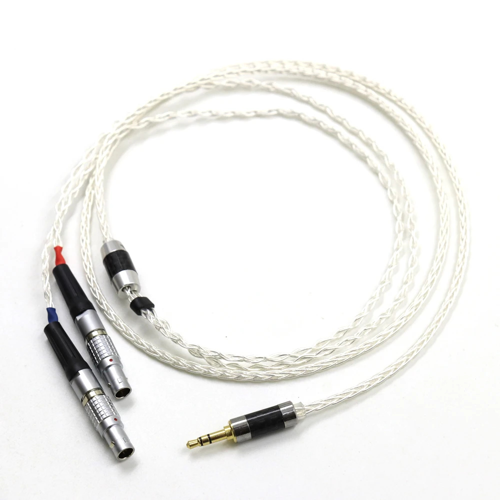 Haldane HIFI SilverComet ไต้หวัน7N Litz หูฟังอัพเกรดสำหรับ Focal Utopia แหนบ E25หลังหูฟังหูฟัง