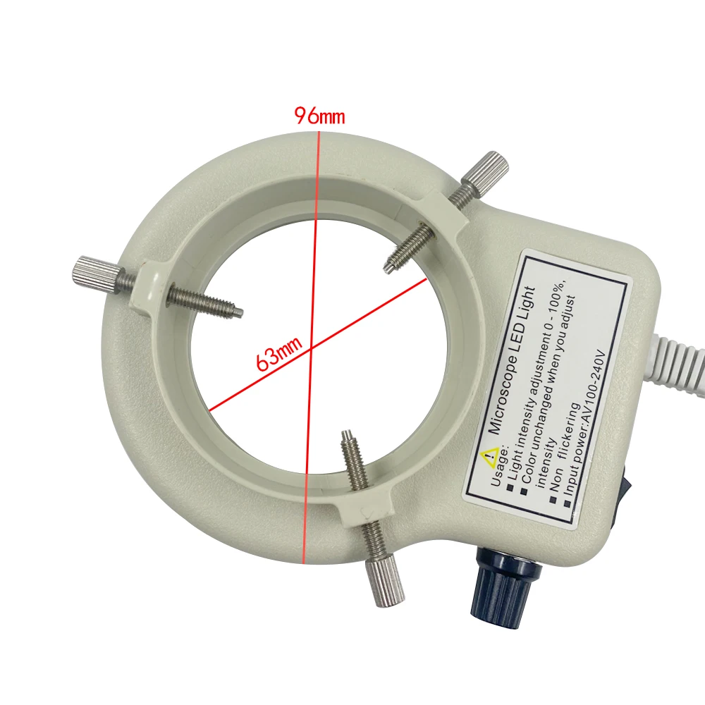 Microscope LED Ring Light Illuminator Lamp For Microscope Excellent Circle Light Industrial microscope camera light source