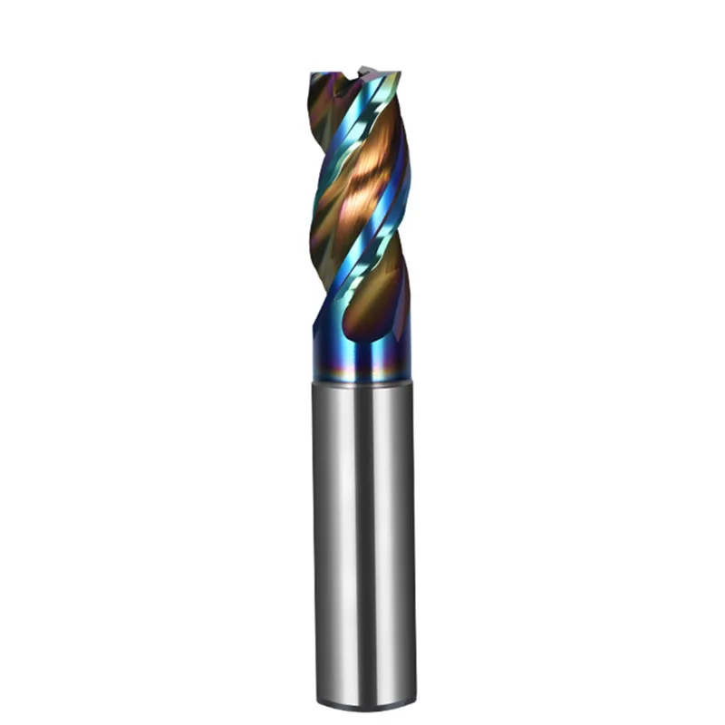 U groove Wave end mill D4/6/8/10/12/16/20mm process Aluminum  for mill cutter with DLC coating CNC machine