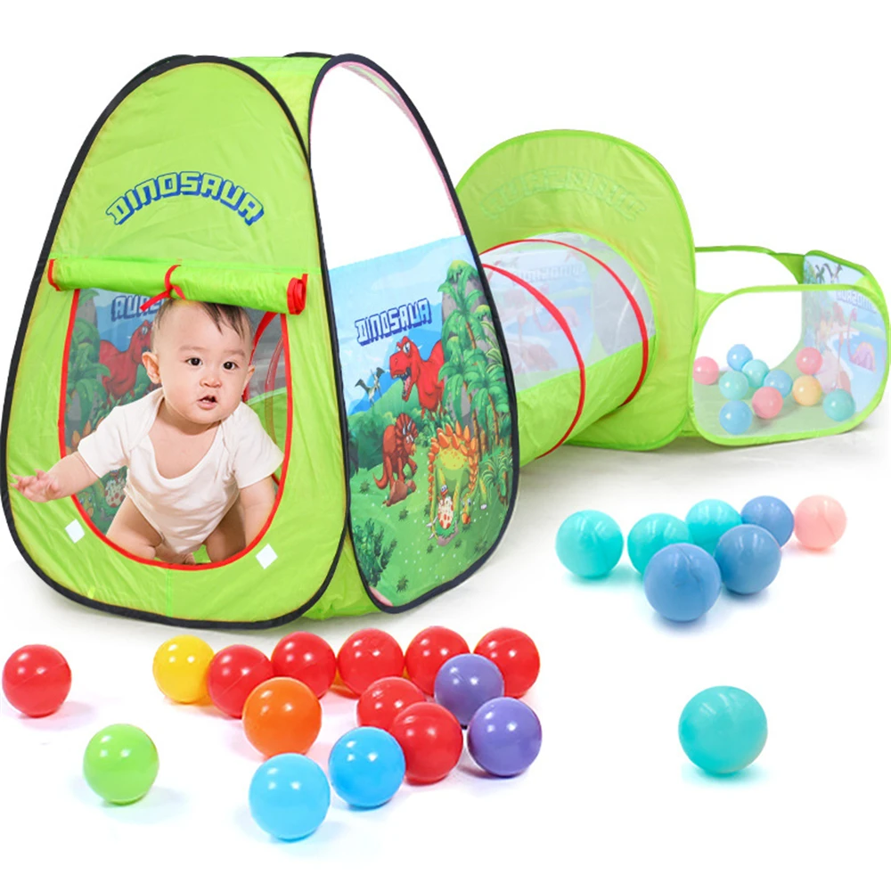 Portable Baby Playground Playpen for Children Large Kids Tent Ball Pool Bebe Balls Pit with Tunnel Baby Park Camping Dry Pool