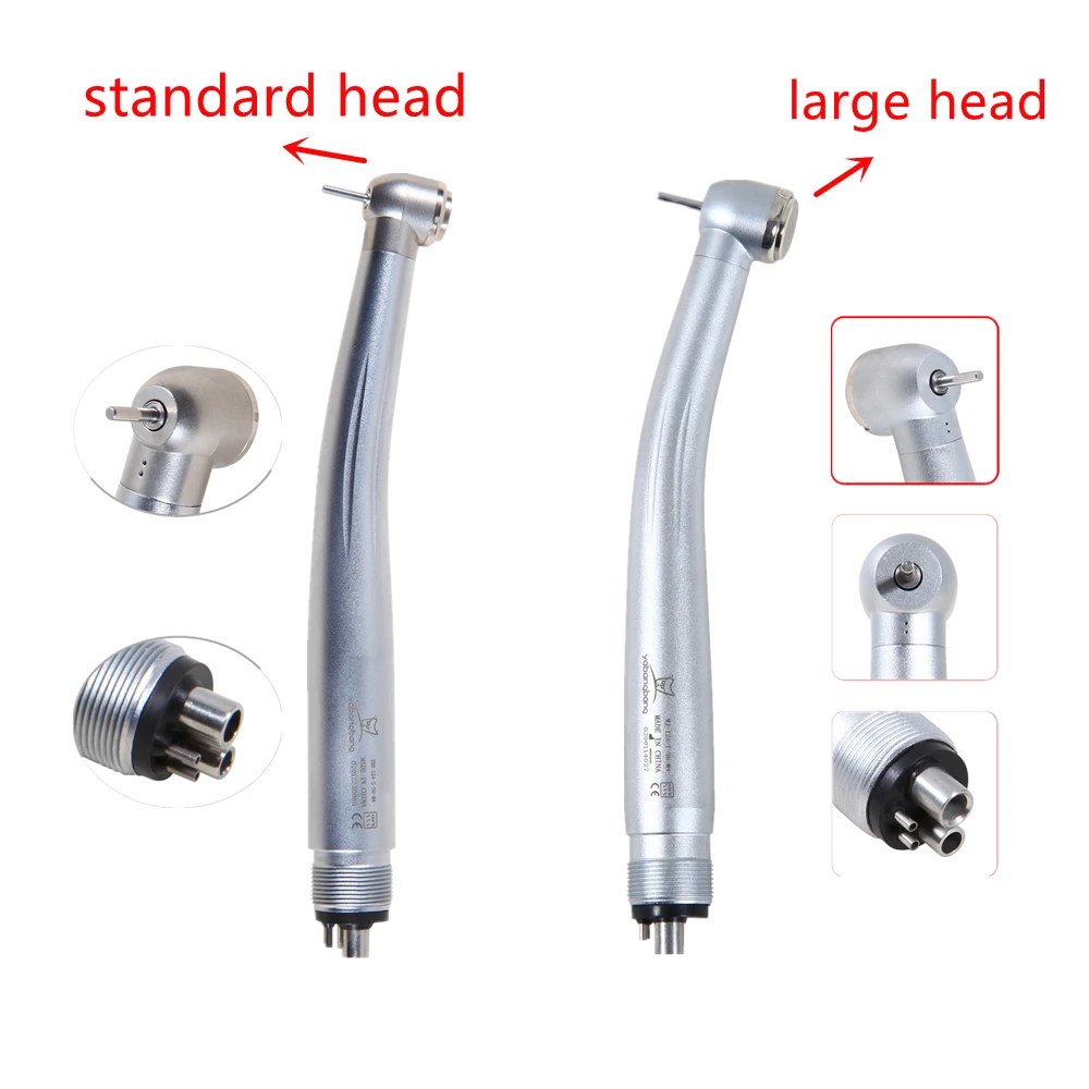 Newly Dental High Speed Handpiece Air Turbine 4 Hole Push Button Standard/large Head NSK Style Cartridge /Rotor Dental Tools