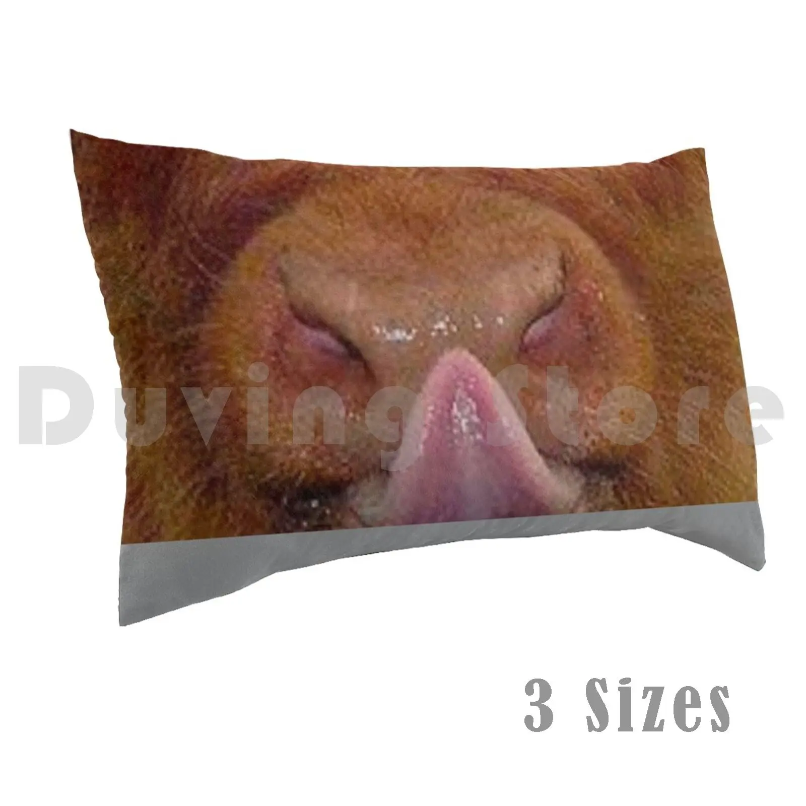 The Smile Collection-Cow Pulling Tongues Pillow Case DIY 50*70 Smile Cow Lick Big Nose Nose Colourful