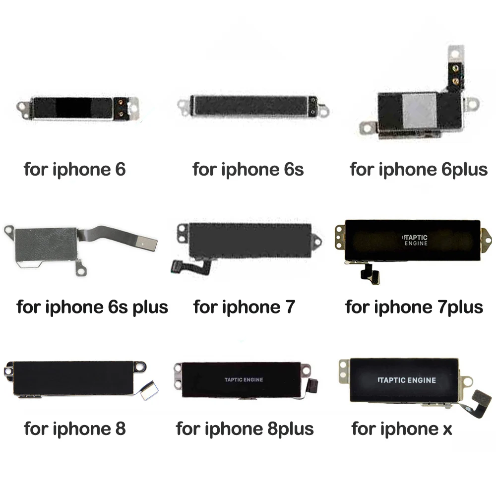 for iPhone 6 6S 6s plus 7 8 7Plus 8plus X Vibrator Motor Repair Parts Replacement Mobile Phone Parts