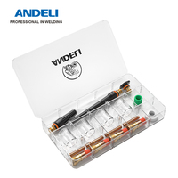 ANDELI 22PCS Welding Accessories Stubby Gas Lens For TIG Welding torch WP-17/18/26 Pyrex Glass Cup Kit