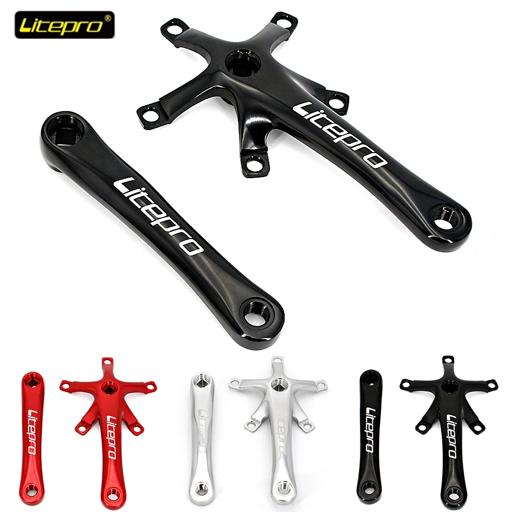 

Шатуны Litepro BMX 170 мм для складного велосипеда, шатуны для велосипедного шатуна, детали BMX, шатуны из алюминиевого сплава, детали велосипеда
