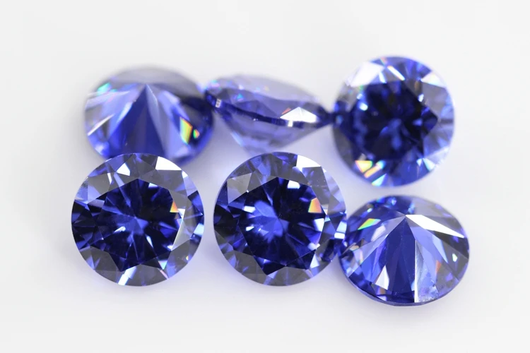 5A Qaulity 1.0~3.0mm Various 20 Colors Loose Cubic Zirconia Stones Round Brilliant Cut Loose CZ Synthetic Gem For Woman Jewelry