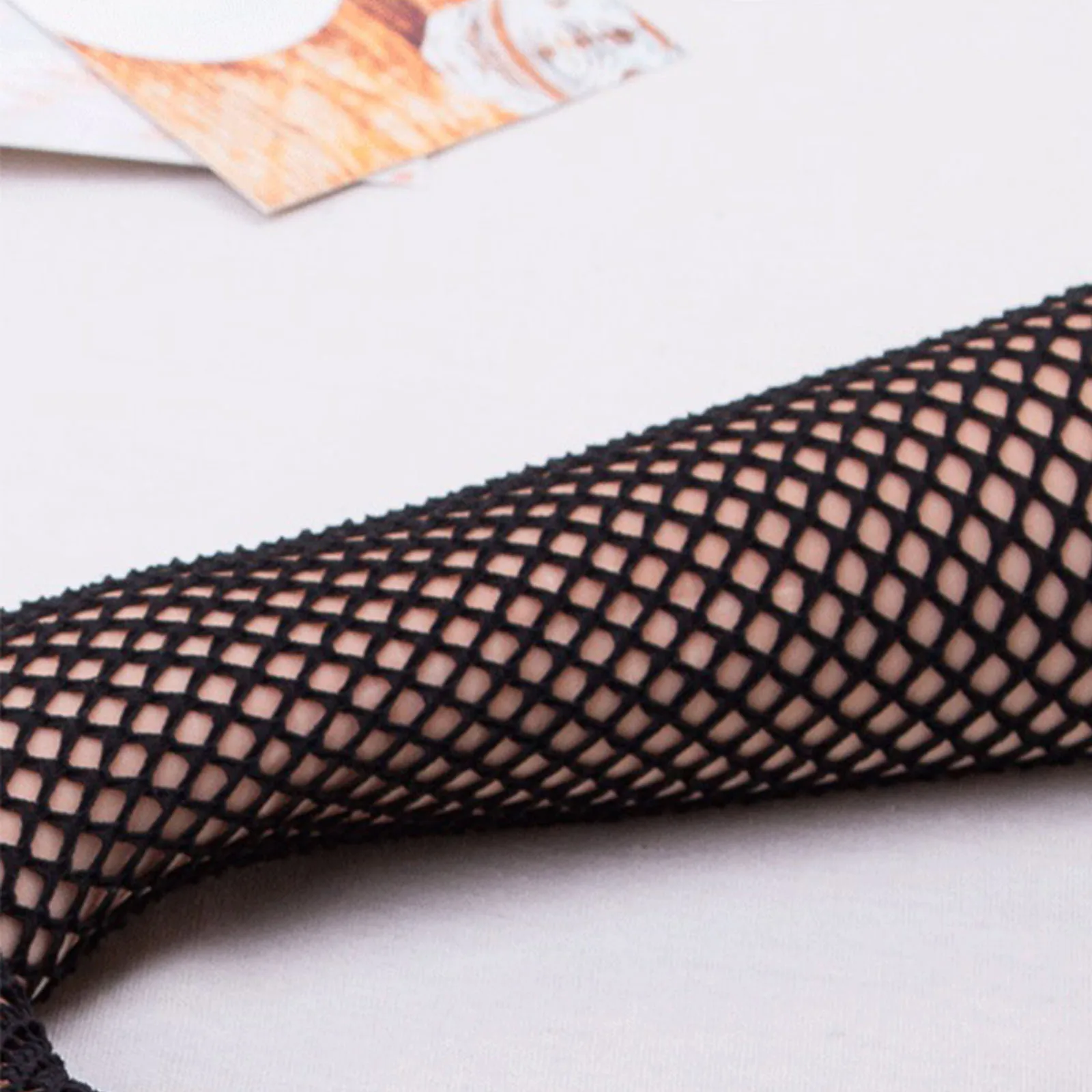 Fishing Net Gloves Thick Mesh Gloves Fun Punk Nightclub Sexy Neon Fishnet Fingerless Long Gloves Leg Arm Party Fancy For Women