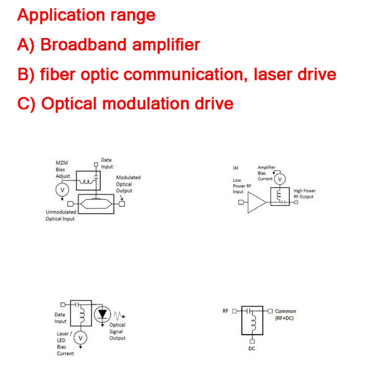 DYKB Bias Tee 25K-100MHz RF Biaser DC blocker Coaxial feed 1-50V BiasTee AM HF HAM radio RTL SDR Receiver Low Noise Amplifier