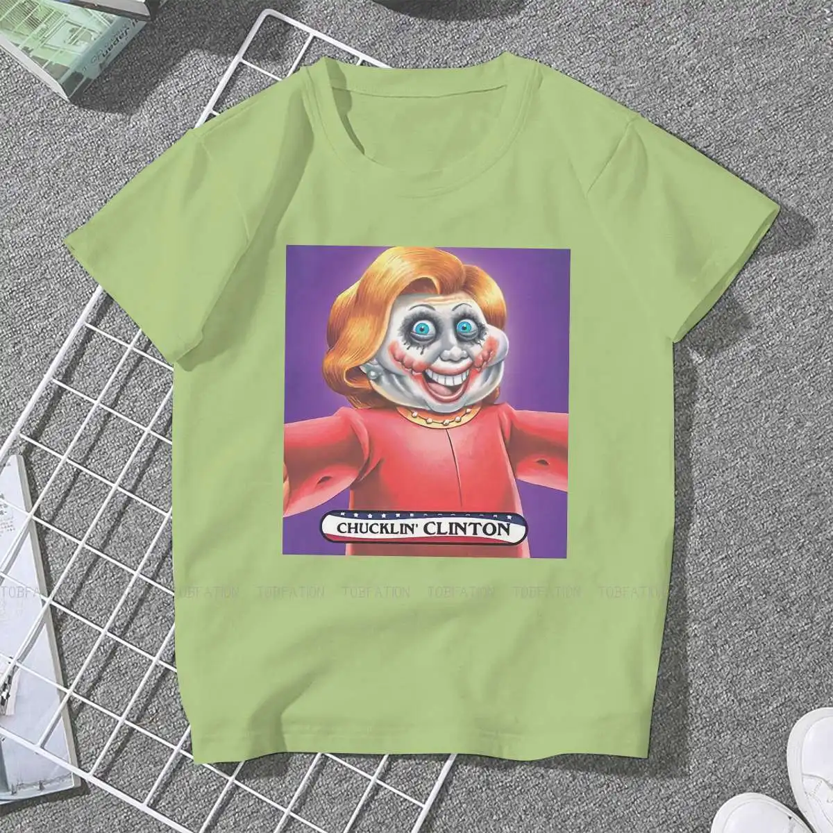 Funny 4XL TShirts Garbage Pail Kids Cartoon Film Female Harajuku Fabric Tops T Shirt O Neck Oversized