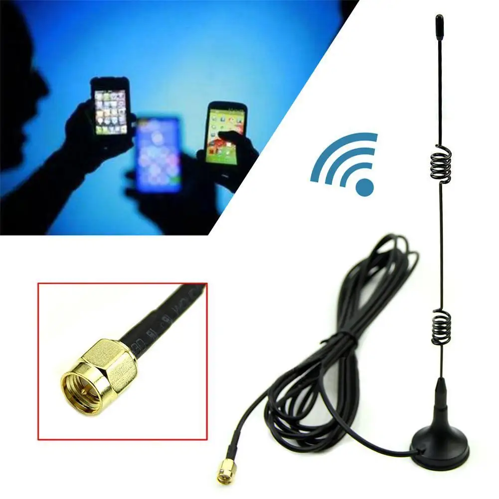 

Wireless WiFi Signal Booster Antenna Extender RP-SMA 7 DBI 5X Range Extender NEW