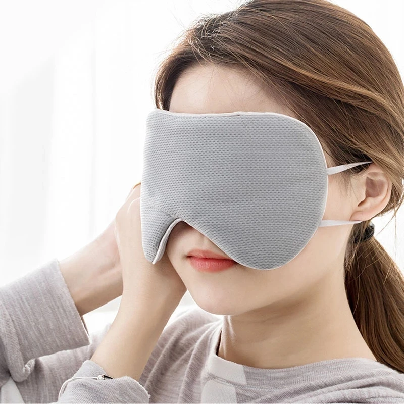 Xiaomi Mijia Eye Mask Shading Sleep บรรเทาความเมื่อยล้าตา Double-Sided Breathable Ice Silk Eye Patch แบบพกพา Unisex