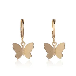 Exquisite Personality Wild Geometric Small Earrings Female Butterfly Simple Temperament Earrings Jewelry Accessories Oorbellen