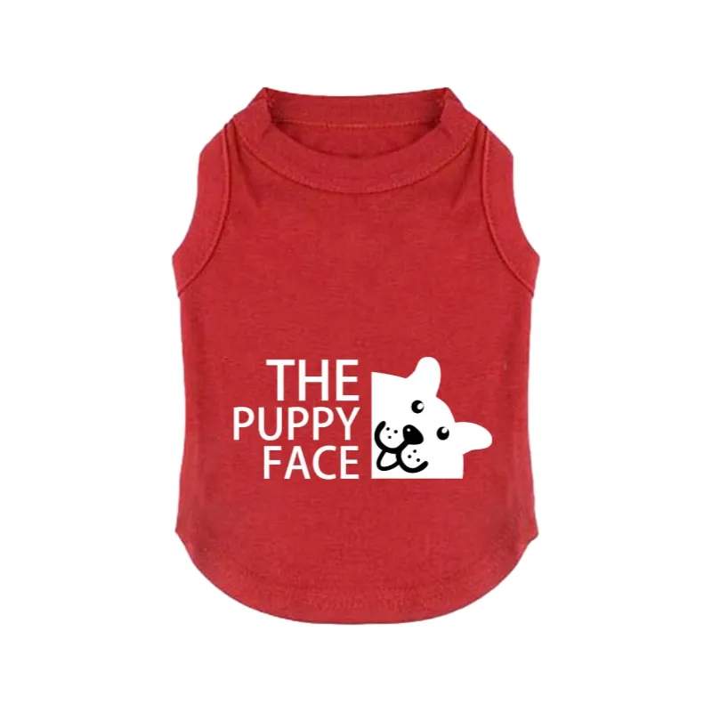 Puppy Clothes Summer Thin Dog Vest  Sweater Pet T-shirt For Small Medium Dog Clothes 100% Cotton Comfortable  Ropa Perro