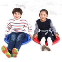Snow Sled Sledge Skiing Board Travel Slide Plate Sports Kids Adult Plastic Winter 1PC Portable Thicken Outdoor Snow Luge