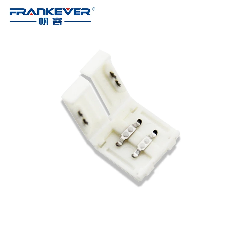 FrankEver Upgrade 2PCS Flat Cable Connectors Puncture2 Conductors Linker Corner 90 Degrees for Speaker Audio Cable Power Line