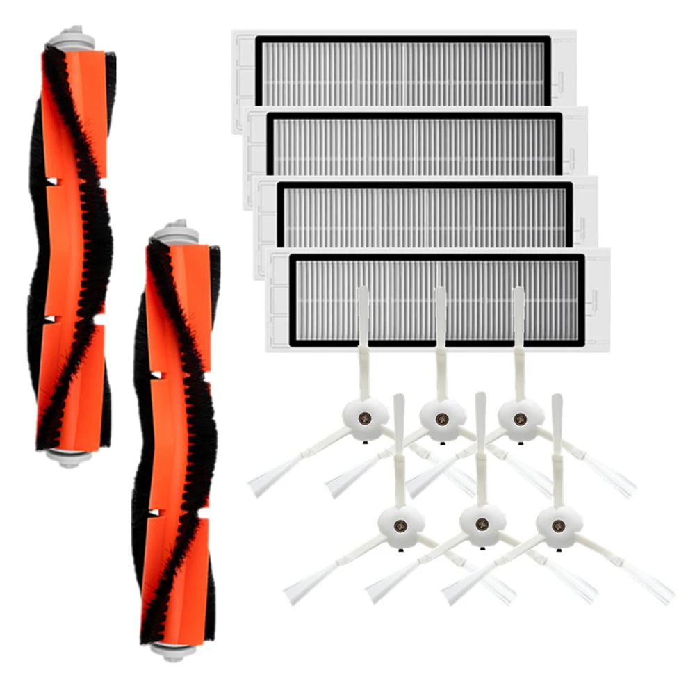 Belangrijkste Roller Borstel + Side Borstel + Hepa Filter Voor Xiaomi Vacuüm 2 SDJQR01RR Robotic Stofzuiger Kits Onderdelen Veegmachine vervanging