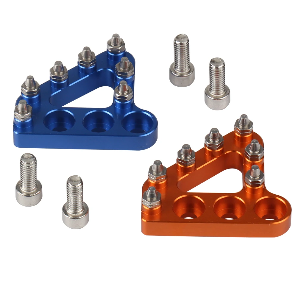 CNC Motorcycle Gear Shift Lever Tips Brake Pedal Step Plate For KTM EXC SXF EXCF XCF SX XC XCW 125-530 Motocross Dirt Pit Bike