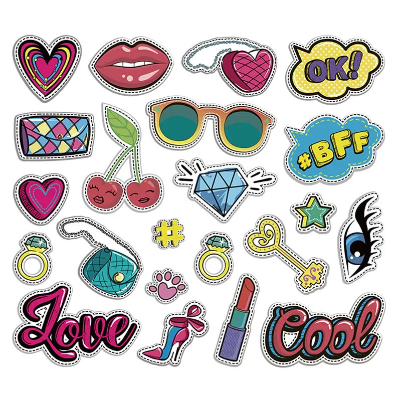 Small Thermal Transfer Items Girl Boy T-shirt Stickers Hot Tear New Design Thermal Patch Diy Patch-CQ