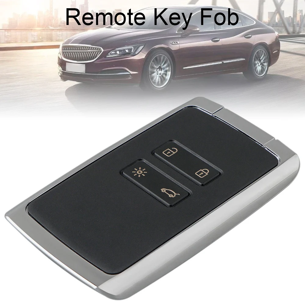 4 Button Car Keyless Entry Smart Replacement Remote key Shell Fit for Koleos Renault Megane