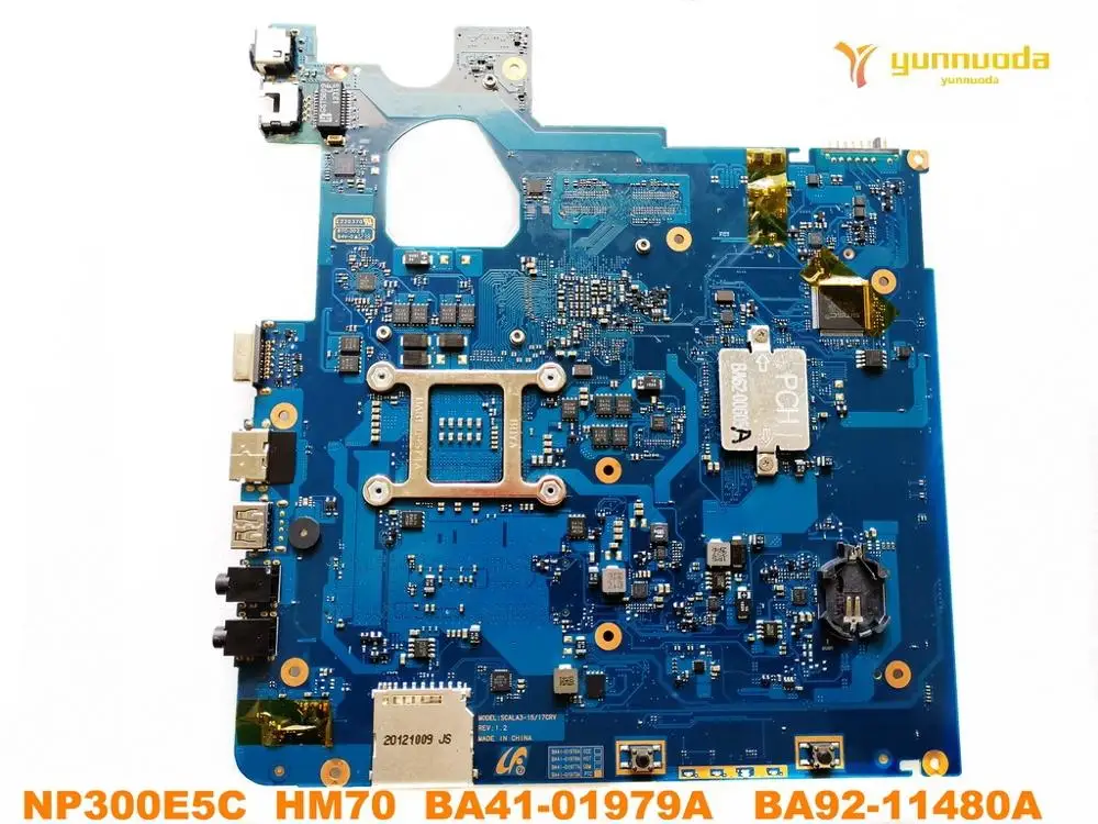 Original for Samsung  NP300E5C  laptop motherboard NP300E5C  HM70  BA41-01979A   BA92-11480A tested good free shipping