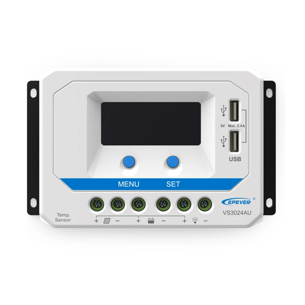EPever VS AU series VS3024AU,30A, 12V/24V PV50V PWM solar charge controller