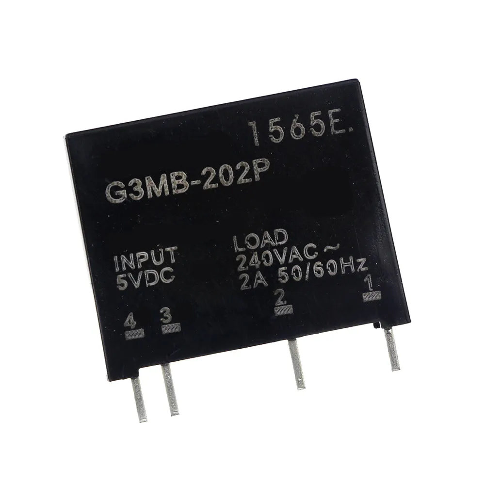 Smart Electronics New Original Solid State Relay G3MB-202P DC-AC PCB SSR In 5VDC,Out 240V 2A