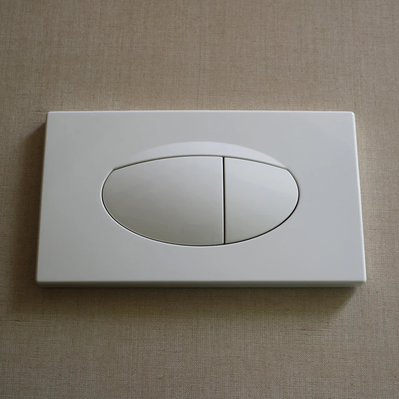 

Toilet Flush Water Tank Panel Toilet Hidden Concealed Wall Water Tank Button Double-Press Switch Accessories