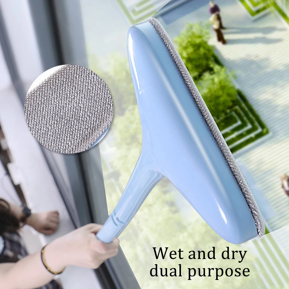 Household Cleaning Window Washing Brush Home Dust Removal For Gauze Window Glass Wet And Dry Cleaning Brush Kitchen Accessories