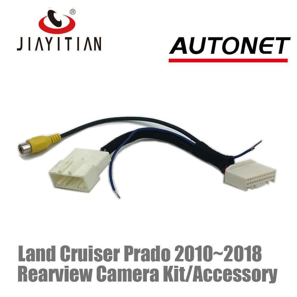 JIAYITIAN rear camera Connection cable For Toyota Land Cruiser Prado 150 2012 2010~2018 2012  Kit With Factory Monitor Head Unit