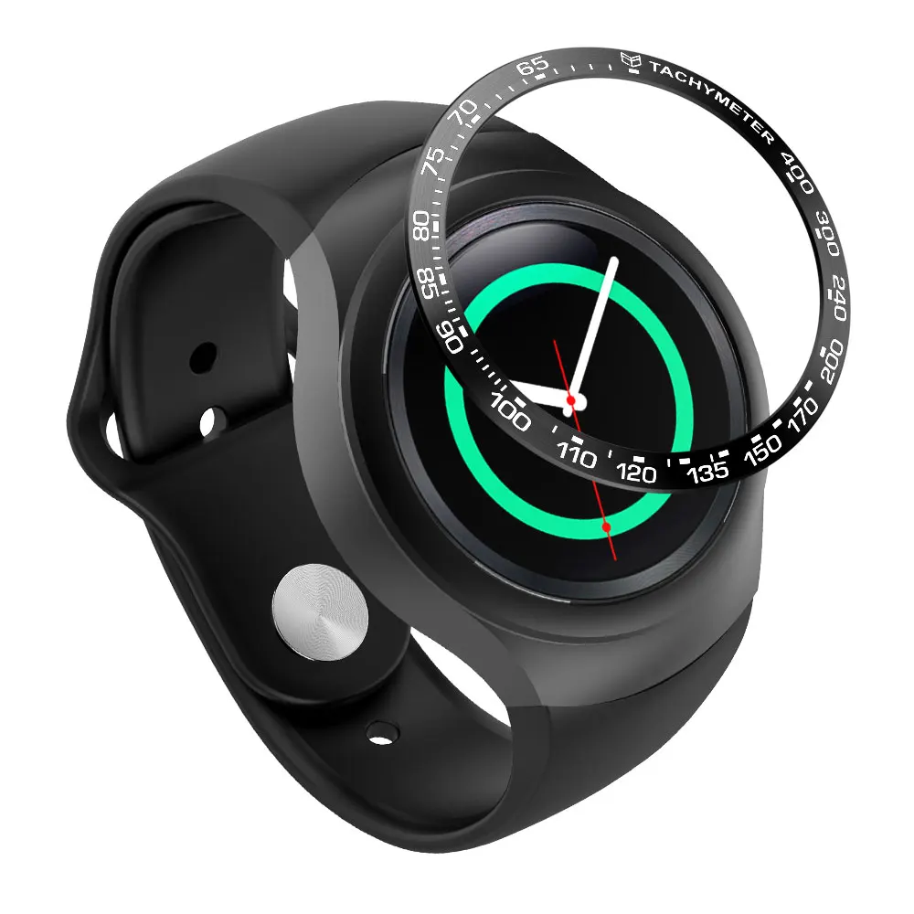 new Suitable sport style for Samsung Gear S2 R720 Galaxy Watch 42mm bezel ring cover frame anti-scratch metal protection circle