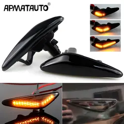 For Mazda MX-5 Miata ND 2016- RX-8 6 Atenza GH 5 Premacy CW Fiat 124 Spider 2Pcs Dynamic LED Side Marker Turn Signal Lamp Light