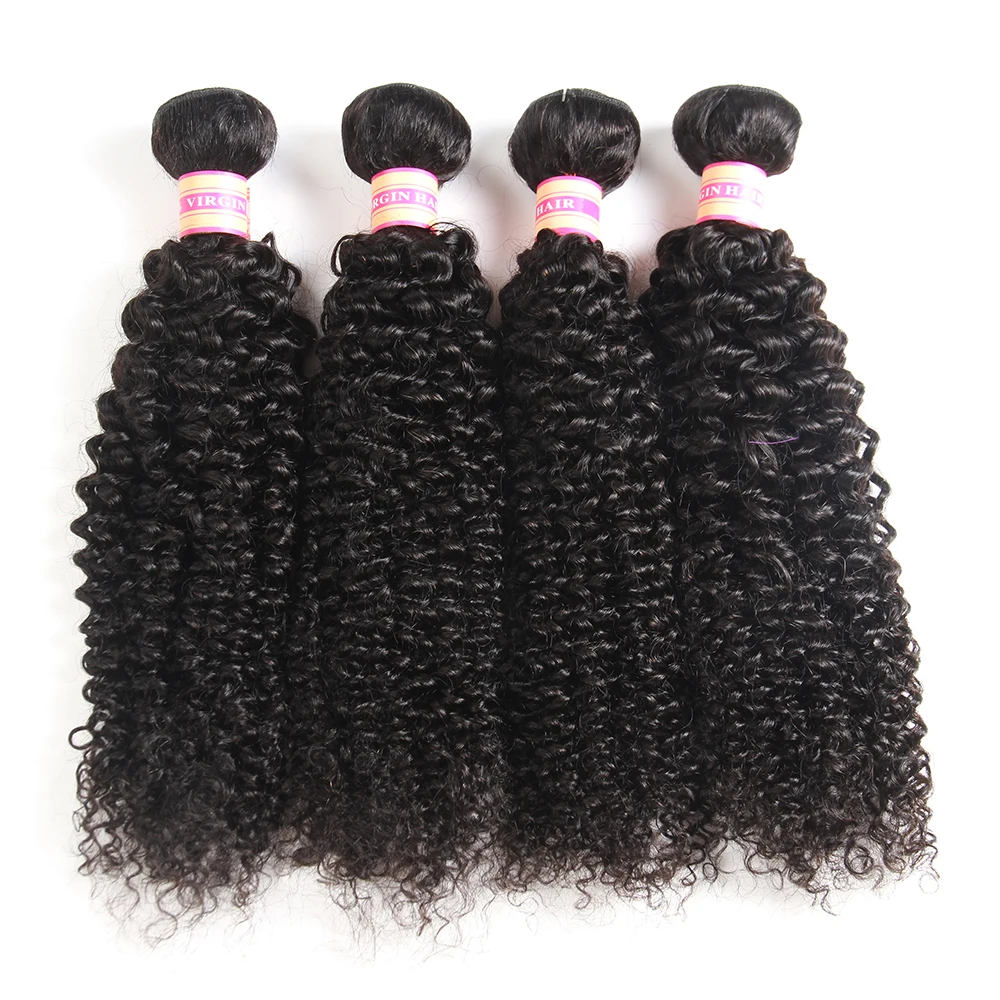 Curly Human Hair Bundles มองโกเลีย Afro Kinky Curly Bundles Jerry Curly ส่วนขยายของผมสำหรับผู้หญิงทอผ้าหยิกผม Bundl