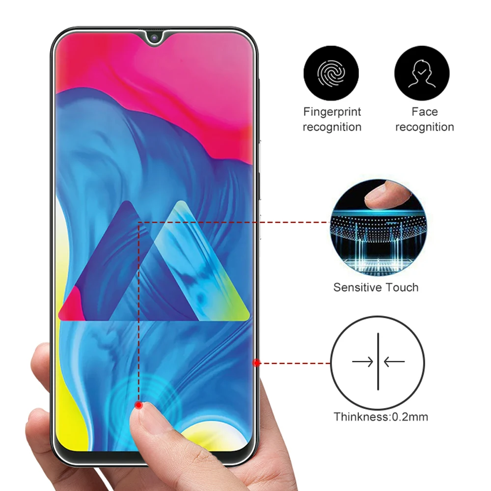 3Pcs 9H for samsaung galaxy A10 A20 A20S A30 A40 A50 A50S A60 A70 A80 A90 tempered glass phone screen protector protective film