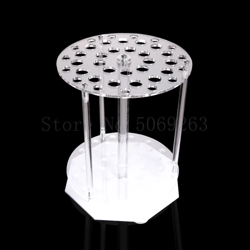 Circular Disc Rotary Organic Glass Pipet Rack Laboratory Pipette Stand Support