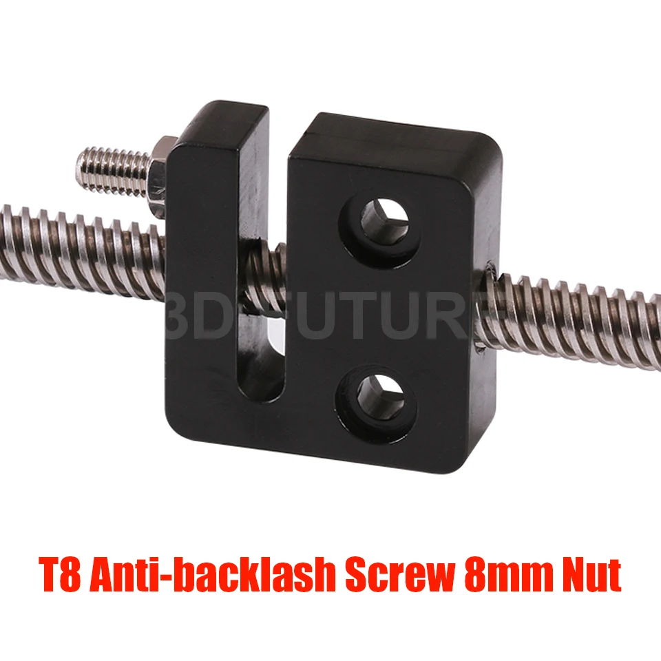 

1Pc 3D Printer Accessories T Opensource Type Anti-backlash T8 Screw 8mm Nut Block Pitch 2mm Lead 2mm/4mm/8mm vopenbuildslot