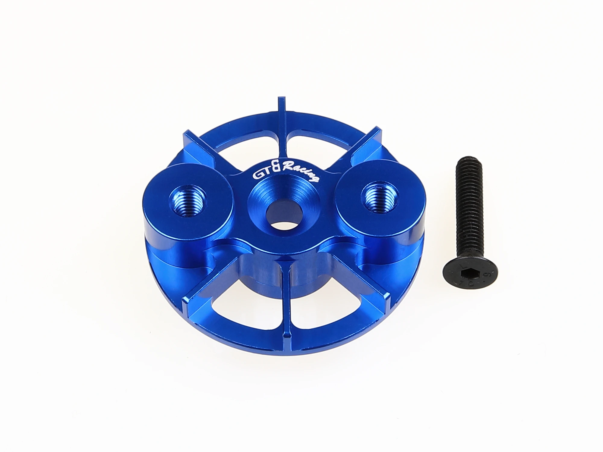 GTBRacing Metalowy uchwyt sprzęgła Wentylator radiatora silnika do samochodu 1/5 RC LOSI 5ive T i HPI Baja 23-32CC Część modernizacyjna