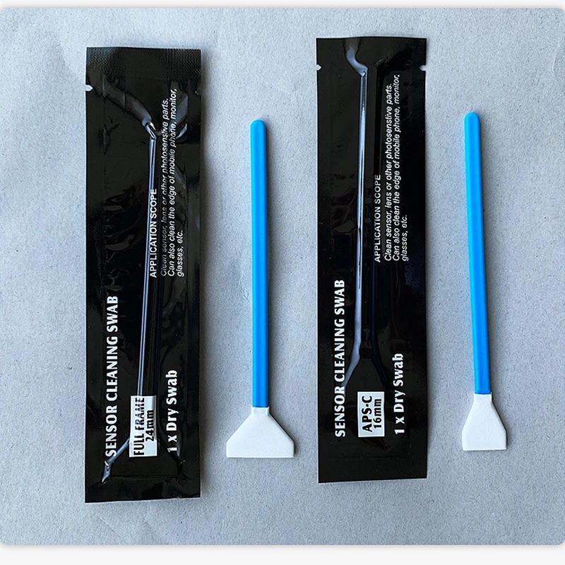 20PCS Sensor Cleaning Swab 3 Size 12mm/16mm/24mm Wide DSLR or SLR Digital Camera Lens Cleaning Swab CCD/CMOS Fiber Cloth Cleaner